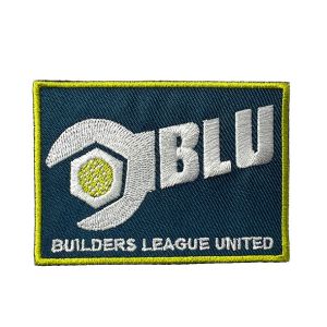 Letter Design Waterproof Twill Texture Iron On Embroidery Patches Overlock