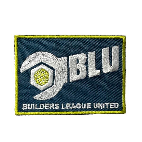 Letter Design Waterproof Twill Texture Iron On Embroidery Patches Overlock