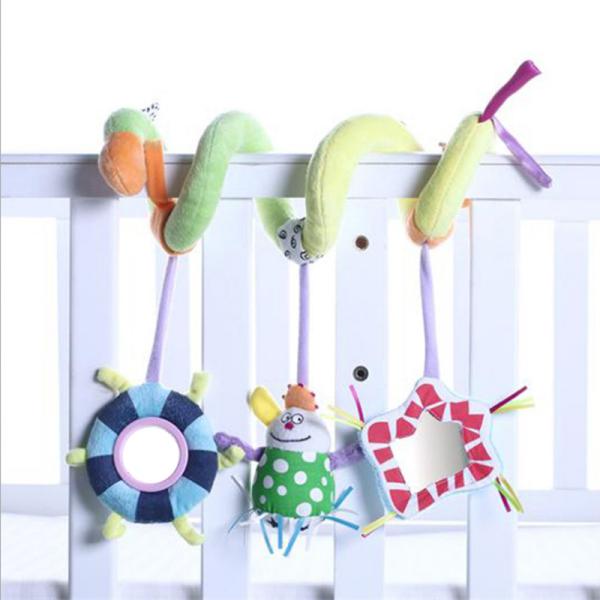 35x18cm Spiral Pram Toy , CE Baby Doll Car Seat And Stroller