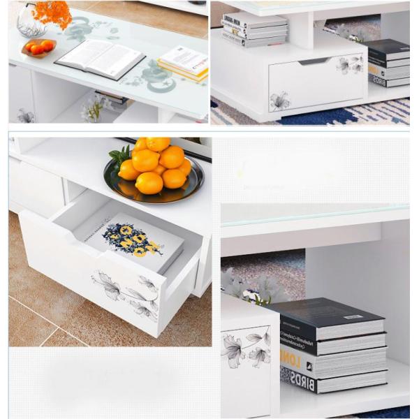 Modern Simple Style Design White High Gloss Tv Stand Home Living Room Furniture