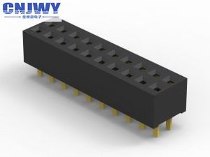 1.00 Mm 8 Pin Female Header , Female Pcb Header Withstand Voltage 500 V