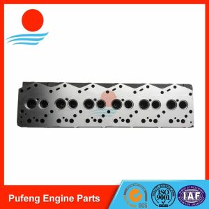 Cheap engineering machinery engine spare parts 6D105 cylinder head 6137-12-1600 6136-12-1020 for Komatsu PC200 PC220 WA220 for sale