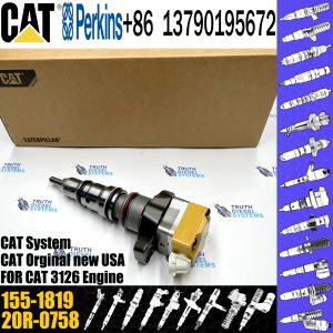 C-a-t 3126B Engine Excavator Parts Diesel Fuel Injector 155-1819 179-6020 138