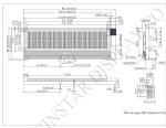 16*2 Character COG LCD Module 3.3V Monochrome I2C with ST7032I customizable