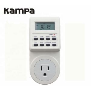 New Plug-in Programmable Timer Switch Socket with Clock Summer Time Random