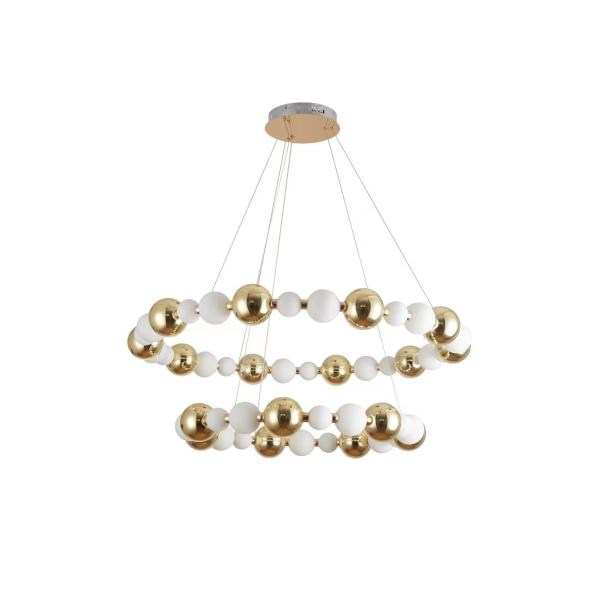 Quality Postmodern Modern Circular Luxury Ring Led Chandelier Rustproof wholesale