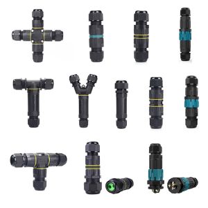 T Type Plastic Screw Circular Led Strip Light Splitter Electrical Easy Installed