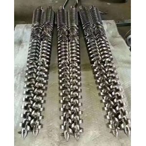 Bimetallic Parallel Twin Screw And Barrel For Plastic Extruder