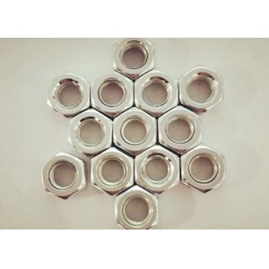 4.7mm Thickness Heavy Duty Hex Nuts , GB52 6mm Hex Nut Prevent Loosening Effect