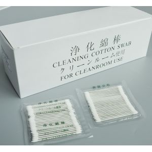 CS15-003 (Huby 340 BB-003) Cleanroom Cotton Swab/paper handle cleanroom swab