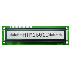 Cheap Monochrome Character LCD Module 1X16 With MCU Interface HTM1601C for sale