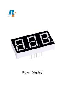 Cheap 0.56 Inch LED Segment Display CC Polarity 110mcd 7 Segment LED Display for sale
