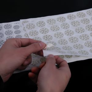 Removable Clear PVC Car Packaging Sticker Labels Thermal Transfer Printing