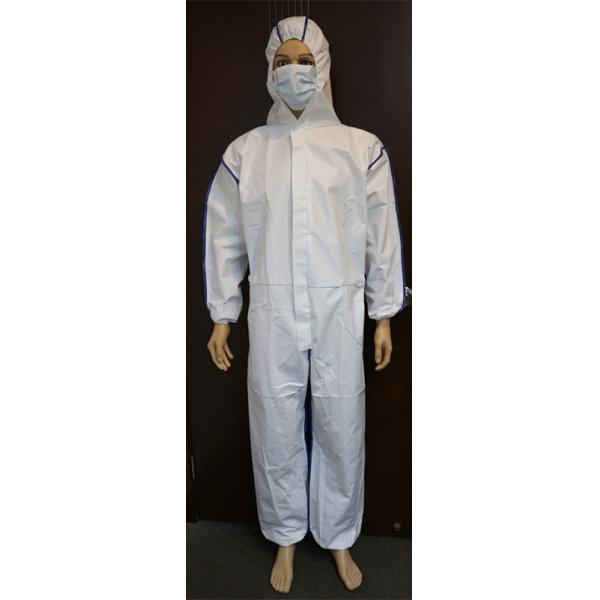 Spray Painting Type 5/6 Microporous Protective Coverall with SMS Back Panel