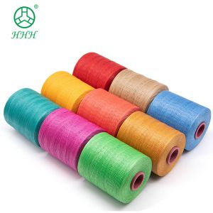 260m Leather Sewing Flat Wax Thread in 0.8mm Thickness with 240 Color Options