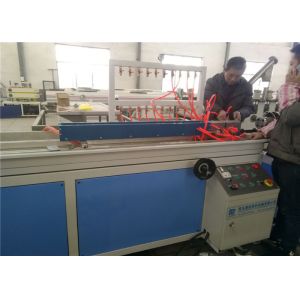 High Speed Two Screw Plastic Profile Extrusion Line For PVC Window And Door
