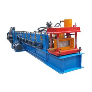 Steel / Aluminum Gutter Roll Forming Machine With Precision Counter And Cutting