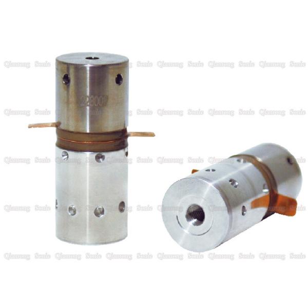Quality Micro Ultrasonic Piezoelectric Transducer , Ultrasonic Welding Transducer With 2PCS Grey Ceramics wholesale