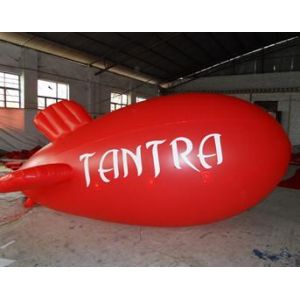 Cheap Inflatable advertising blimp / inflatable giant helium airplane / flying red blimp for sale