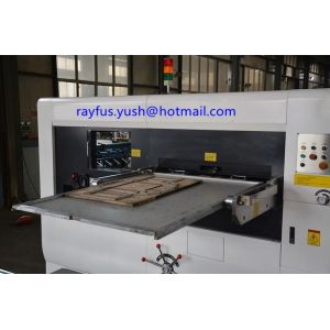 High Efficiency Precision Flatbed Die Cutter Paperboard Or Corrugated Support