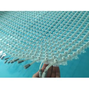 transparent slim Flexible led display, outdoor display led curtain display mesh