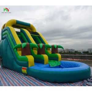 Cheap Price Commercial Grade PVC Inflatable Water Slides with Pool