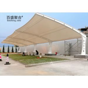 Affordable Steel Membrane Structure Parking Shed with Metal Frame and Heat