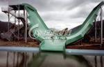 Commercial Large U Waving Water Slide / Surf n Slide Water Park for Adults and