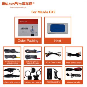 Parking Assistance Surround Camera System For Car Mazda CX5 Panoramic View