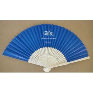 Paper fan with bamboo ribs and paper, can be available in different size and