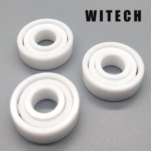 White ZrO2 7007 Angular Contact Roller Bearing