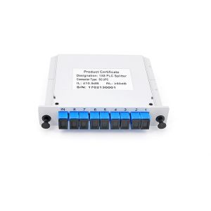 Cassette Card Gpon 1x8 Optical Splitter UPC Connector Low PDL