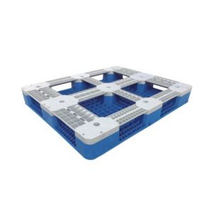 PE Composite Blue Plastic Pallet 1.2x1m Stackable Plastic Pallet