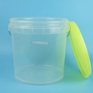 Corrosion Resistance 5 Gallon Clear Plastic Pail Bucket Containers Screen