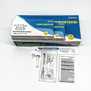 Disposable Swab Test Antigen Kit Chemical Assay Method 99% Accuracy