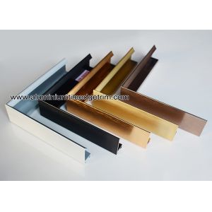Modern Design Aluminium Picture Frame Mouldings With Narrow Frame Border