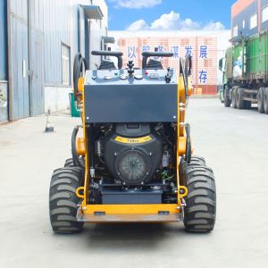 CE&EPA Wheel Type Ride on Driving Skid Steer Multi-function Mini Skid Steer