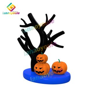 Giant Halloween Inflatable Maze Combo Castle Bouncer Slide Inflatable Halloween