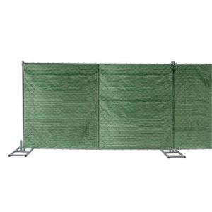 chain link temporary construction fence panels 6FT X 10F Mesh 2 3/8 " x 2 3/8" (