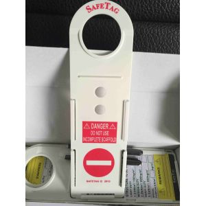 Custom Plastic Scaffold Tag Holder Safety Management System Kit