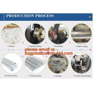 Transparent PVC Spiral Steel Wire Reinforced Pipe Floating Dredge Hose