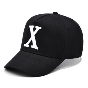 Embroidered Logo Six-Panel Baseball Cap with Constructured Front Panel