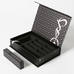 Foldable Magnetic Gift Box For Perfume Custom Logo Packaging Boxes Sponge Insert