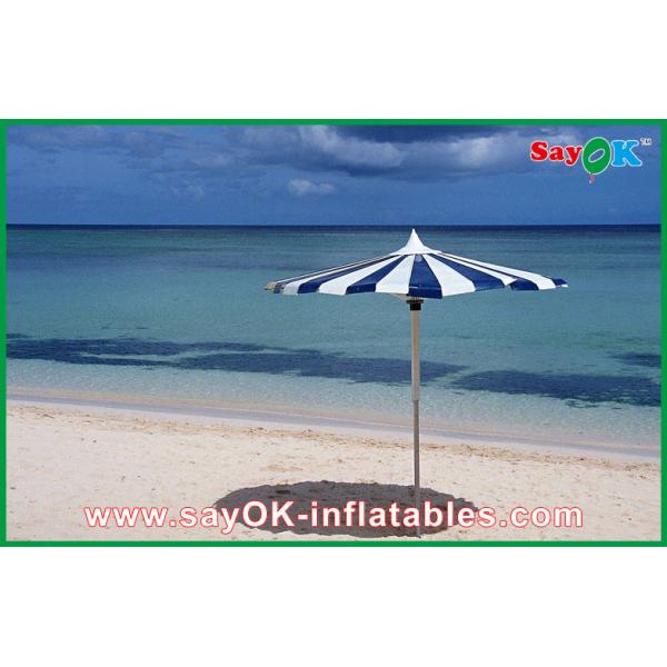 Small Canopy Tent Promotional Beach Parasol Custom Printed Compact Windproof