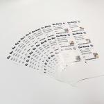 BOPP Film Variable Data Label Printing QR Code Digital Print Label