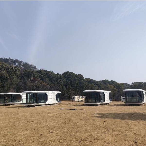 Modern Luxury Largest Space Capsule House Detachable Prefabricated Tourist