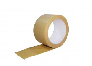 Cheap 50mm X 50m Strong Kraft Paper Sealing Tape Rolls Self Adhesive Packaging Tapes for sale