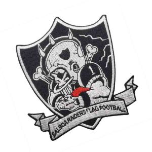 Velcro Backing 3D 3.5cm Sports Team Patches Washable Cartoon Iron On Patches