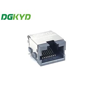 LCP Rj45 Female Connector SMD 8 Pin Sinking On Board DGKYDCB801188GWA6SB1133