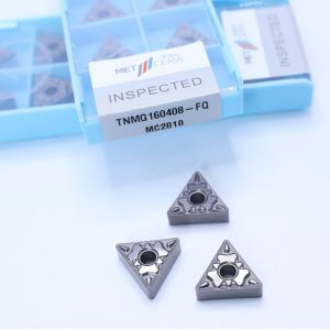TiCN Based Cermet Cnc Turning Inserts Perfect Surface TNMG160408-FQ